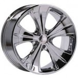 19" Axe AP31 Chrome Alloy Wheels Staggered mercedes (COMPLETE SET)