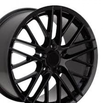19 inch black chrome alloy wheel (COMPLETE SET)